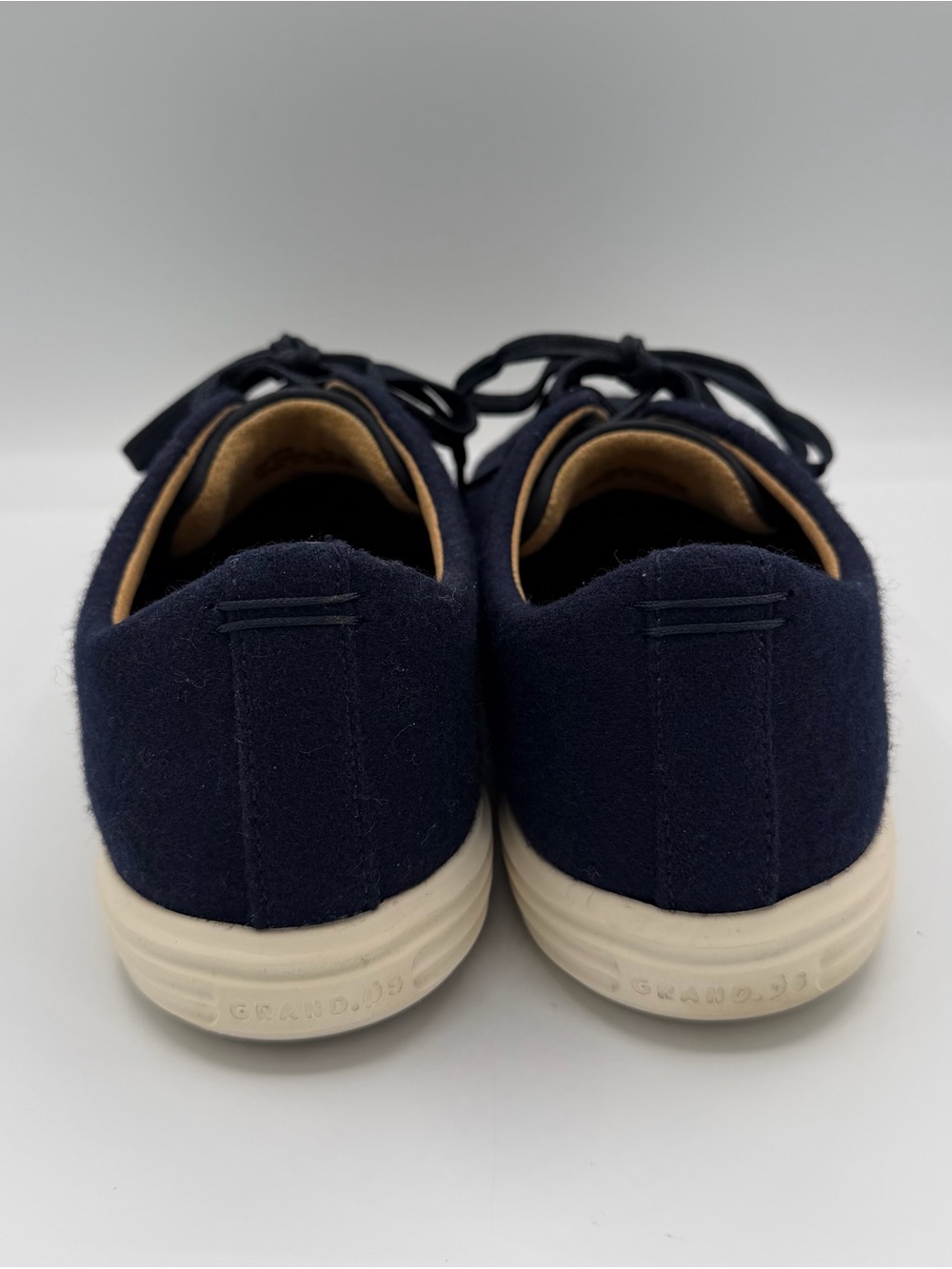 Cole Haan Navy Men’s Low-Top Lace-Up Sneakers - Picture 6 of 9